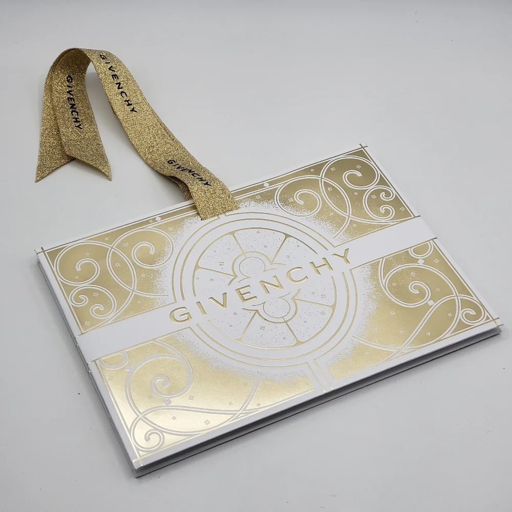 Givenchy Gold White Gift Bag And Card